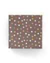 60cm Polka Dots Wrap Chocolate