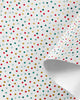 Polka Dots Tissue Paper Green Red Gold