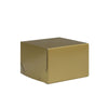 2 Piece Gift Box Gold 152x152x102mm - 100/ctn