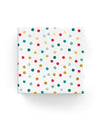 60cm Polka Dots Wrap Green Red Gold