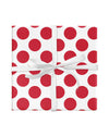 762mm Large Spot Wrap Red