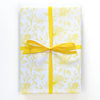 60cm Spring Floral Matte Wrap Yellow
