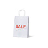 White Kraft Small Paper Bag with Sale Printing-250