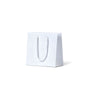 Laminated Matte Petite White Paper Bag - 200/ctn