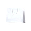 Laminated Gloss Galleria White Paper Bag - 50/ctn
